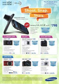 Samsung Cameras Page Brochures From Pc Show Singapore On Tech