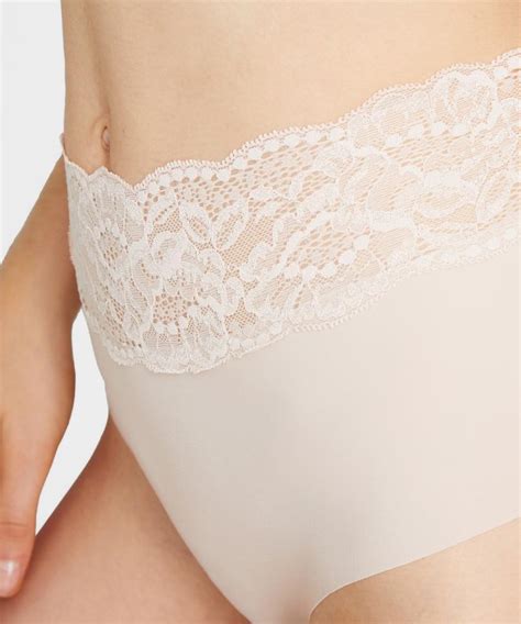 Aubade Sweetessence Culotte Taille Haute Nude Skin Nude Skin Femme Culottes Taille Haute