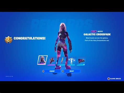 Fortnite Galactic Crossfade Skin GAMEPLAY - YouTube