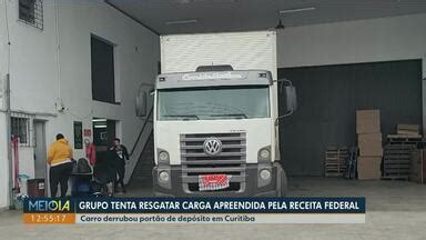 Meio Dia Paraná Cascavel Bandidos tentam resgatar carga de