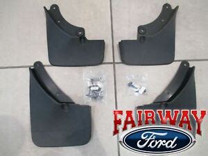 Thru Escape Oem Genuine Ford Molded Splash Guards Mud Flaps Set