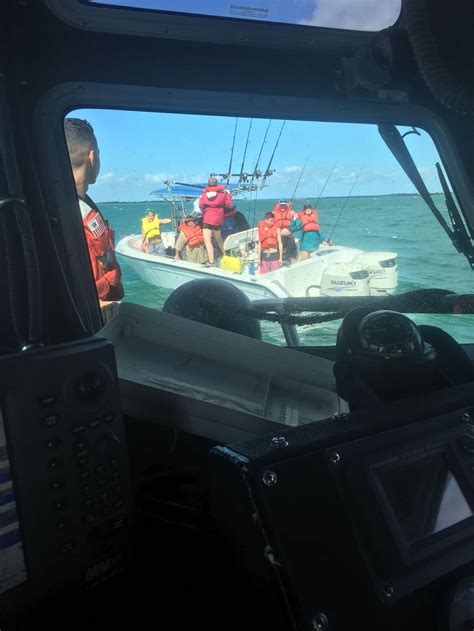 Dvids Images Coast Guard Rescues Assists 10 From Vessel Taking On