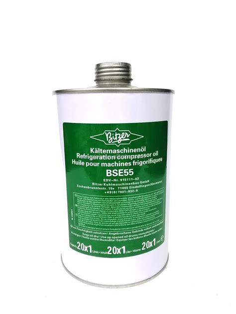 Refrigeration Lubricant Oil Bse L Can For Auto Bus Compressor Buy