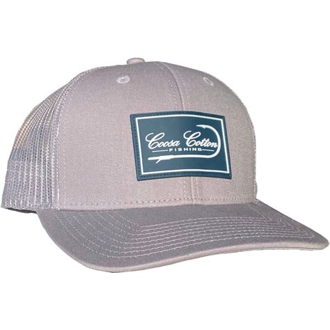 Trucker Hat Solid Grey Coosa Cotton