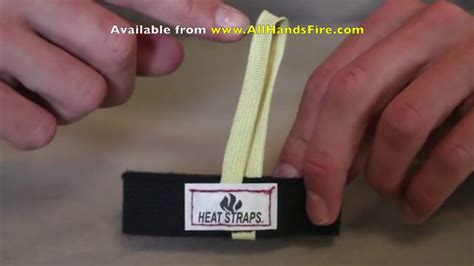 Heat Strap Firefighter Gloves Attached And Ready Youtube