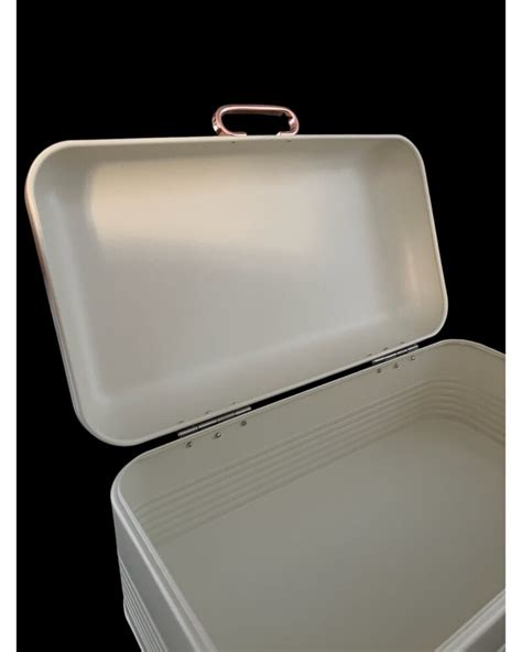 Enamel Bread Bin And Canister Set Zkg Homeware