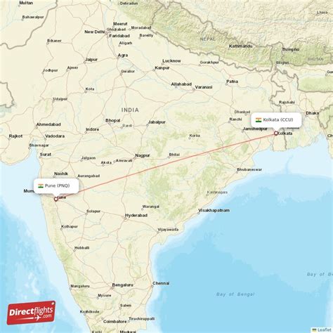 Direct Flights From Kolkata To Pune CCU To PNQ Non Stop