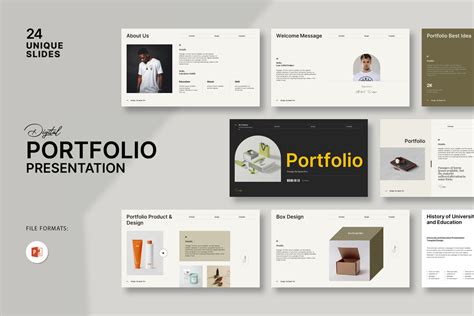 Portfolio PowerPoint Template | Presentation Template 132102