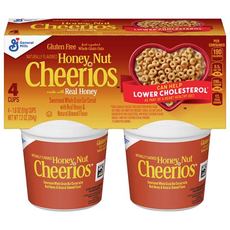 Save On General Mills Honey Nut Cheerios Cereal 4 Ct Order Online Delivery Giant