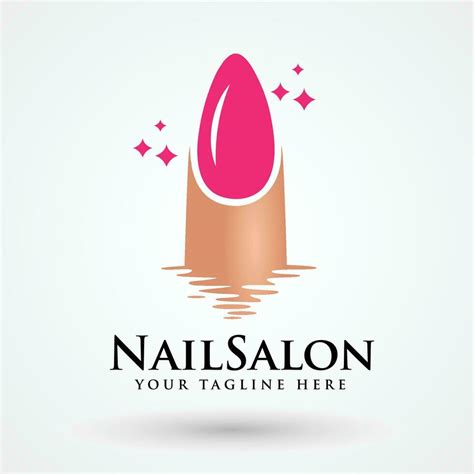 Nail Salon Logo Design 23605947 Vector Art at Vecteezy