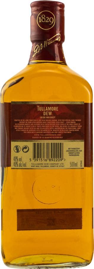 Tullamore Dew Cider Cask Finish Ratings And Reviews Whiskybase