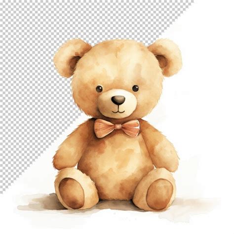 Premium Psd Teddy Bear Isolated On Transparent Background