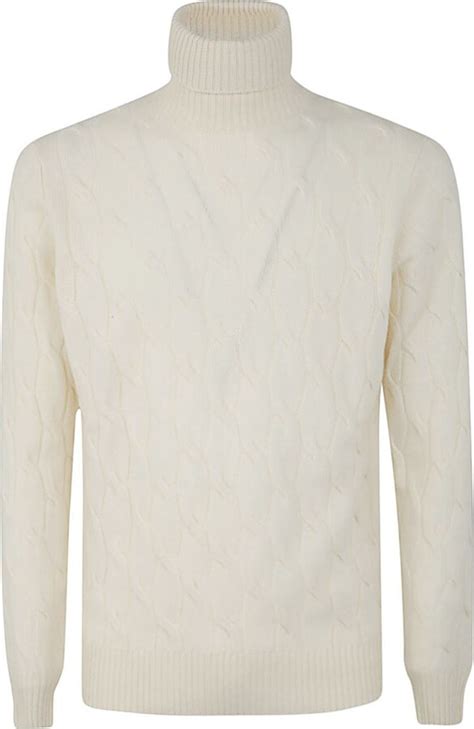 Filippo De Laurentiis Wool Cashmere Long Sleeves Turtle Neck Sweater