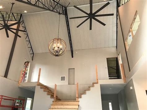 Steel Truss Residential Barndominiums Steel House Industrial Design