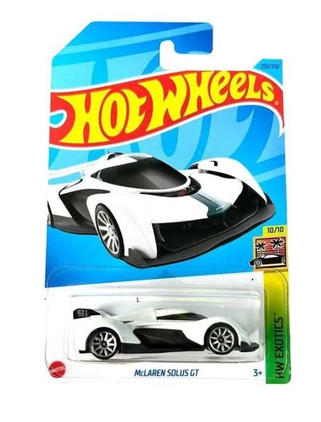 Hot Wheels Машинка базовой коллекции McLAREN SOLUS GT белая HKG купить с доставкой по