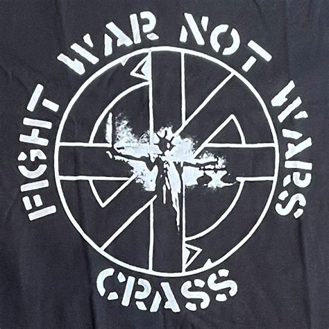 Crass Tシャツ Fight War Not Wars 4 45revolution