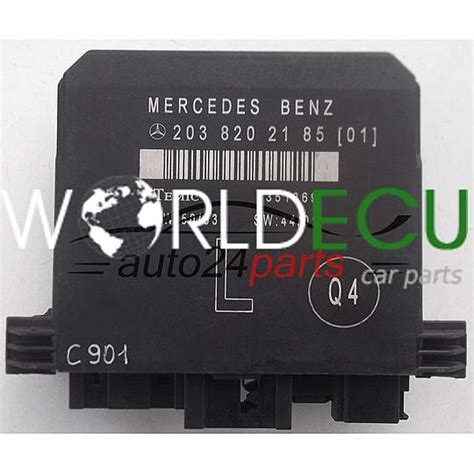 Comfort Control Module Door Mercedes Temic