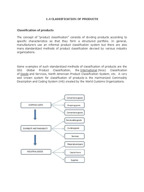 1.4 Classification of Product | PDF | Statistical Classification ...