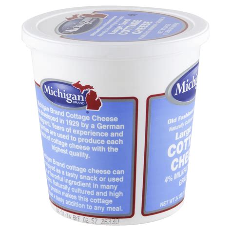 Michigan Brand 4 Milkfat Large Curd Cottage Cheese 24 Oz Shipt