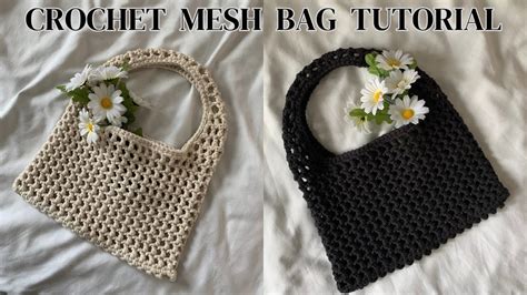 Easiest Crochet Mesh Bag Tutorial Beginner Friendly Crochet Net Bag