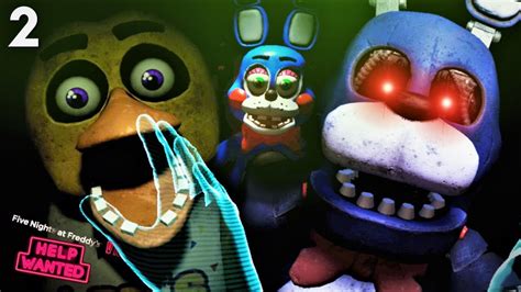 Repairing Bonnie And Chica Fnaf 2 In Vr Five Nights At Freddy S Vr Help Wanted Part 2 Youtube