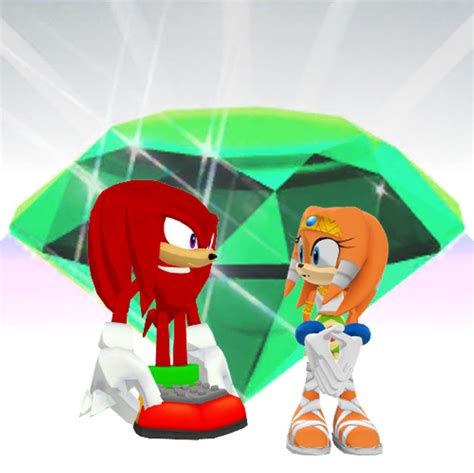 Knuckles And Tikal Mmd First Time Master Emerald By 9029561 On Deviantart