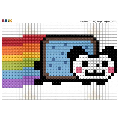 Pixel Art Grid Rainbow - Pixel Art Grid Gallery