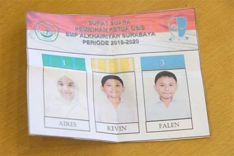 Pemilihan Ketua OSIS | SMP Al - Khairiyah