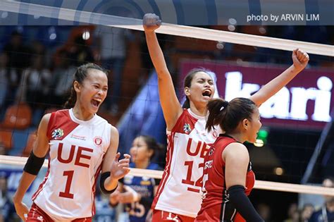 Uaap Ue Downs Nu For Second Win In Womens Volleyball Abs Cbn News