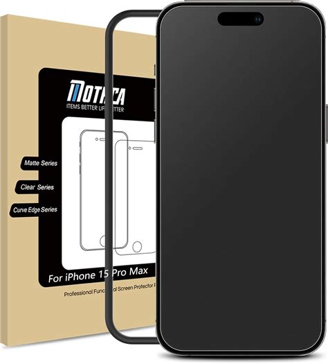 Amazon Mothca Matte Glass Screen Protector For IPhone 15 Pro Max