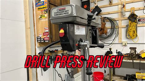 Harbor Freight Drill Press Review YouTube