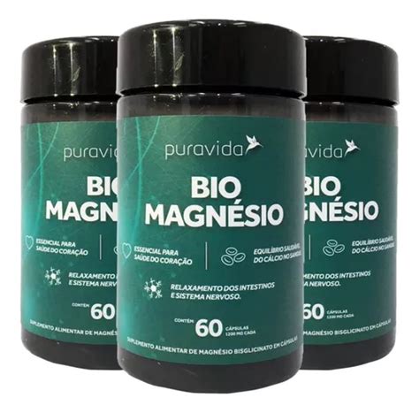 Bio Magn Sio Puravida X C Psulas Parcelamento Sem Juros