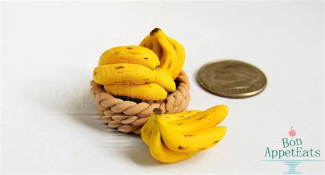 Scale Banana Bunches For Miniature Food Crafts