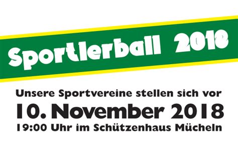 Sportlerball 2018 SV Geiseltal Mücheln e V