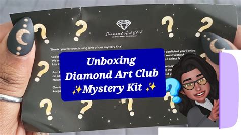 Unboxing Diamond Art Club Mystery Kit ️ No Spoilers ️ Youtube