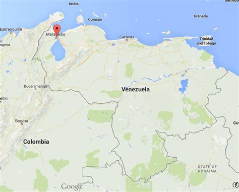 Where is Maracaibo on map Venezuela