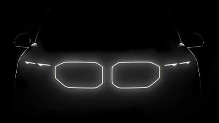 Bmw Xm Teaser Image Reveals Suvs Illuminated Kidney Grille