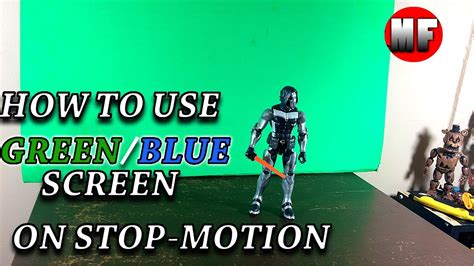 How To Use Green Blue Screen On Stop Motion TUTORIAL YouTube