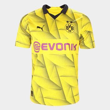 Camisa Borussia Dortmund Third 23 24 s nº Torcedor Puma Masculina