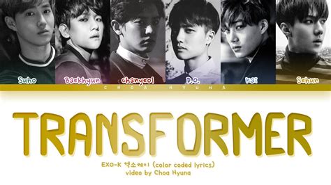 Exo K 엑소케이 Transformer Color Coded Lyrics Hanromeng Youtube