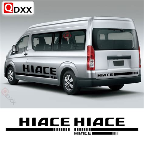 Car Stickers For Toyota Hiace 200 300 VAN Bus Sport DIY Graphics Vinyl