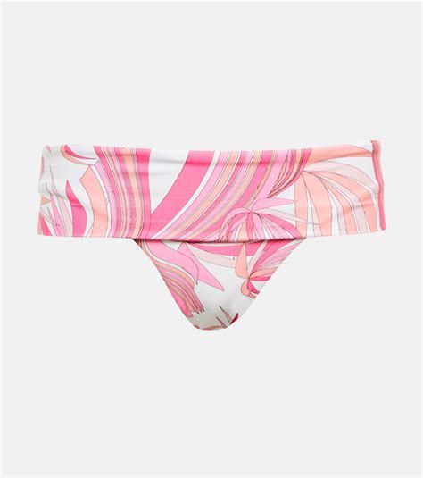 Melissa Odabash Brussels Printed Bikini Bottoms In Pink Modesens