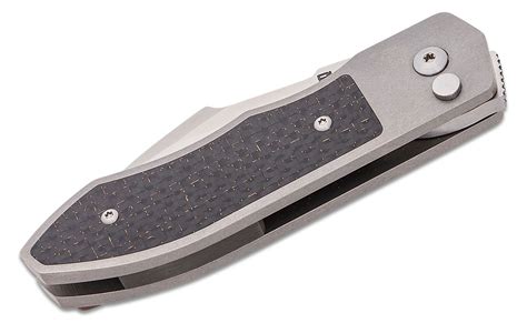 Rod Olson Custom Sunda Button Lock Front Flipper Knife Rwl