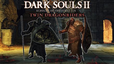 Twin Dragonriders Ng Boss Fight Dark Souls Ii Sotfs Youtube