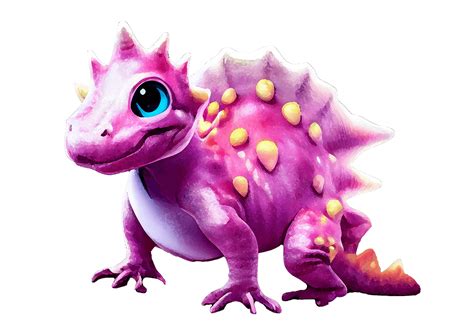 Pink Dinosaur Cute Baby Dino Girl Graphic By Gornidesign Creative