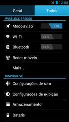 Como ativar e desativar o modo avião no seu aparelho Huawei Ascend