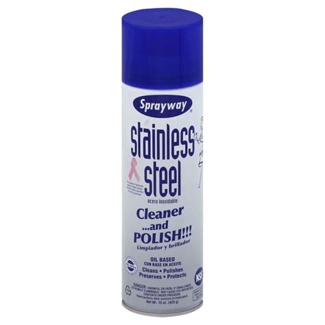 Sprayway Stainless Steel Cleaner and Polish 15 ounce - Walmart.com ...