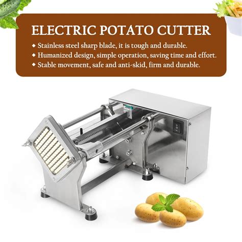 Gzzt Electric Potato Chips Cutter French Fries Cutting Machine