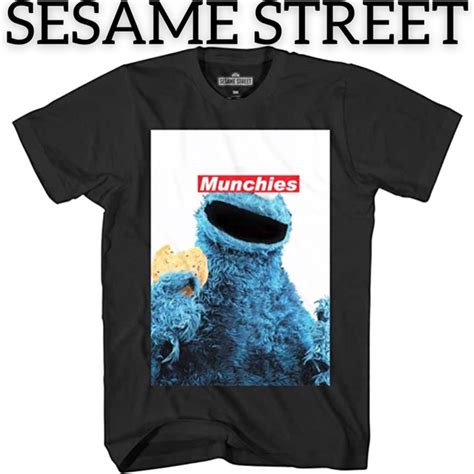 Sesame Street Shirts Sesame Street Cookie Monster Munchies Shirt L Poshmark