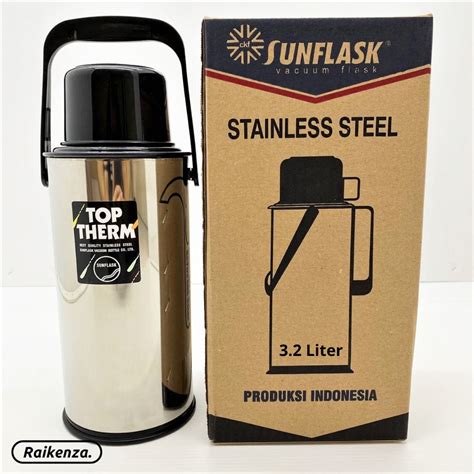 Jual Ukuran Besar 3 2 Liter Termos Air Panas Sunflask Stainless